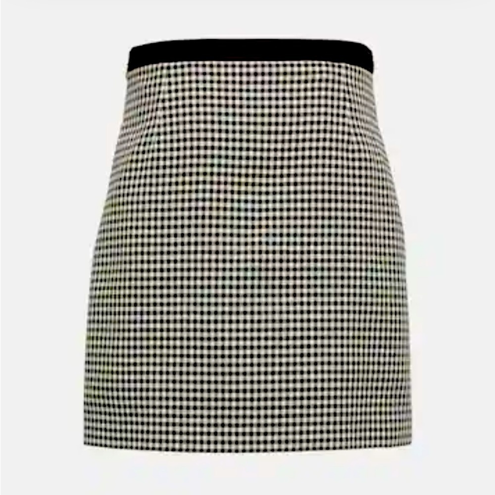 Zara houndstooth mini pencil Skirt Size S